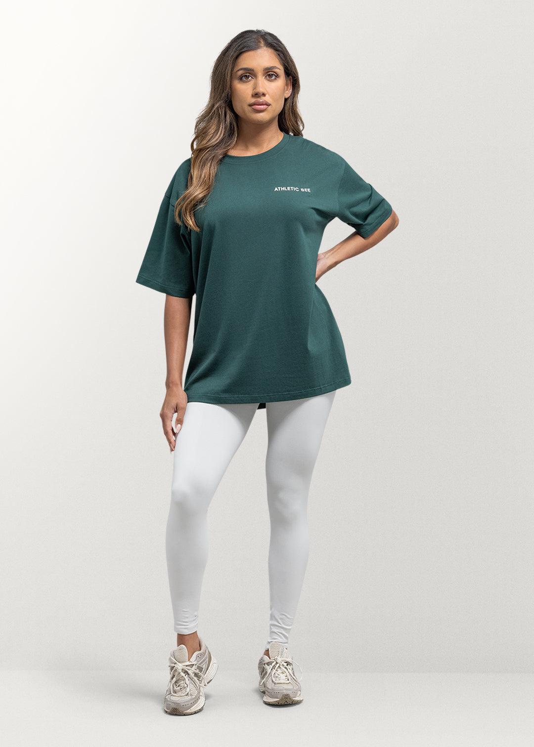 Everyday Athletic Oversized T-shirt Forest Green
