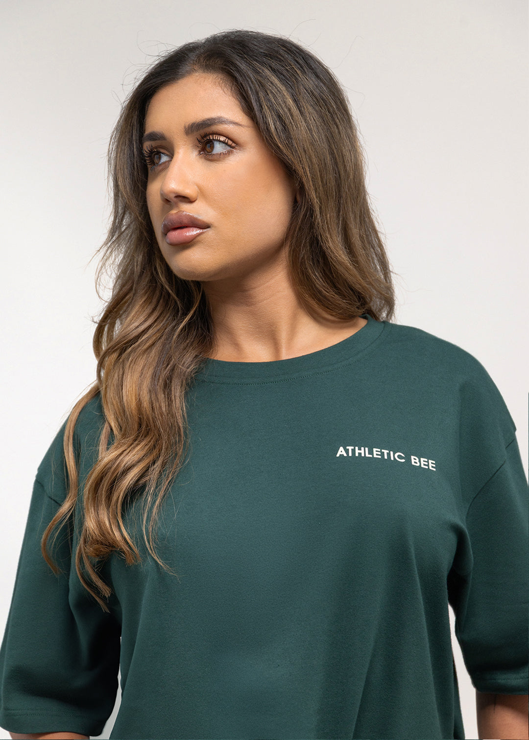 Everyday Athletic Oversized T-shirt Forest Green
