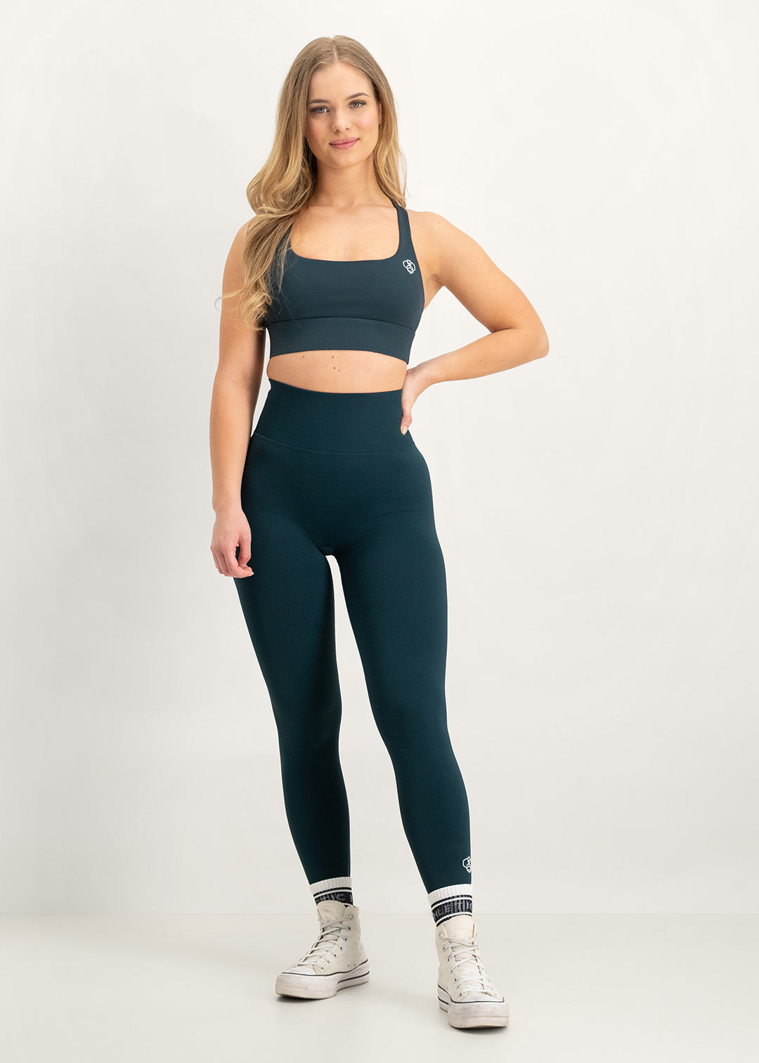 Fusion - Scrunch Seamless Legging Forest Green